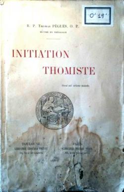 Initiation Thomiste par Thomas  Pgues