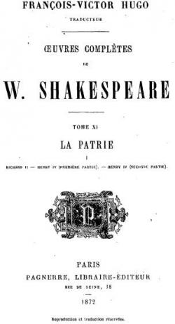 La Patrie, tome 1 par William Shakespeare