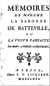 Mmoires de Madame la Baronne de Batteville ou la veuve parfaite par Jeanne-Marie Leprince de Beaumont