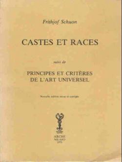 Castes et races par Frithjof Schuon