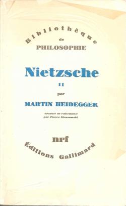 Nietzsche II par Martin Heidegger