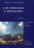 L'an prochain  Jrusalem par Jean Tharaud