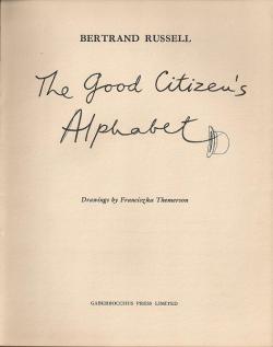 The Good Citizen's Alphabet par Bertrand Russell