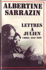 Lettres  Julien - Choix 1958-1960 par Albertine Sarrazin