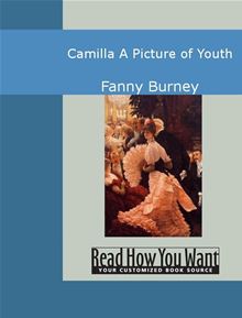 Camilla, A Picture of Youth par Fanny Burney