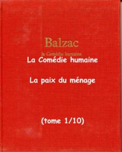 La paix du mnage par Honor de Balzac