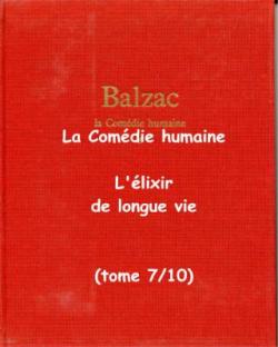 L'Elixir de longue vie par Honor de Balzac