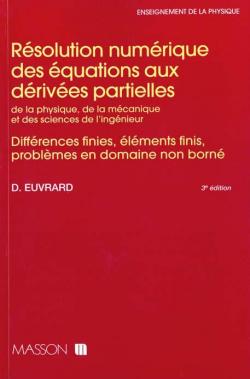 Rsolution numrique des quations aux drives partielles par Dominique Euvrard