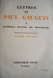 Lettres  Georges-Daniel de Monfreid par Paul Gauguin