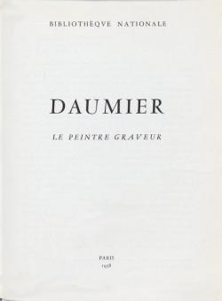 Daumier, Le Peintre Graveur par Georges Duhamel