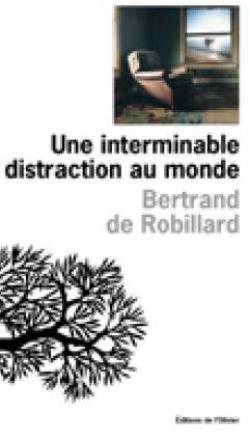 Une interminable distraction au monde par Bertrand de Robillard