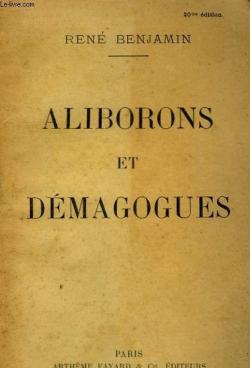 Aliborons et Dmagogues par Ren Benjamin