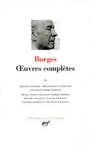 Oeuvres compltes, tome 2 par Jorge Luis Borges