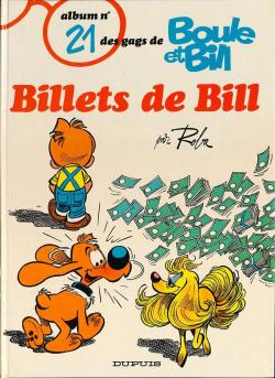 Boule & Bill, tome 21 : Billets de Bill par Jean Roba