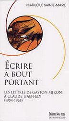 A bout portant par Gaston Miron