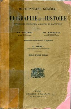Dictionnaire gnral de Biographie et d'histoire par Louis Charles Dezobry