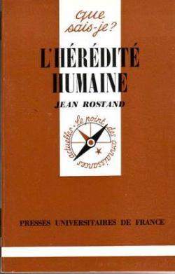 L'Hrdit humaine par Jean Rostand