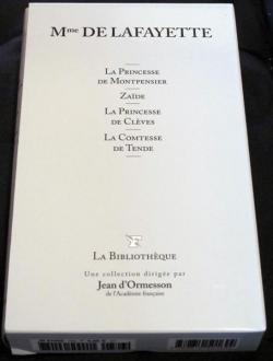 La Princesse de Montpensier - Zaide - La Princesse de Clves - La Comtesse de Tende par Madame de La Fayette