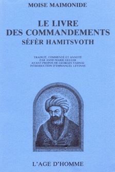 Le Livre des commandements par Mose Mamonide