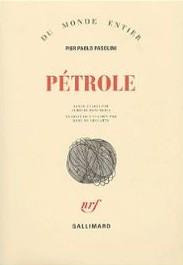Ptrole par Pier Paolo Pasolini