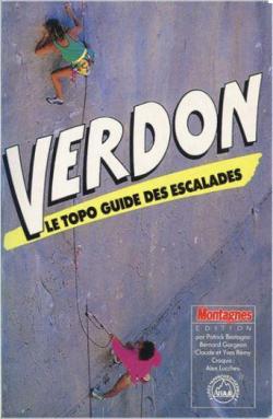 Topo guide des voies d'escalade du Verdon par Patrick Bestagno