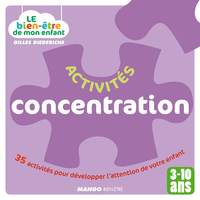 Activits concentration : 35 activits pour dvelopper l'attention de votre enfant - 3/10 ans par Gilles Diederichs