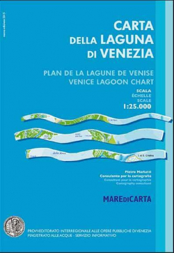 Carta della Laguna di Venezia par Pietro Mariutti