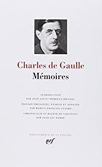 Charles de Gaulle : Mmoires par Charles de Gaulle