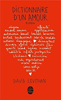 Dictionnaire d'un amour par David Levithan