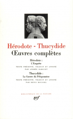 Hrodote - Thucydide : Oeuvres par  Hrodote