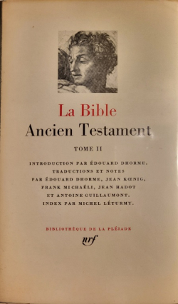 La Bible Ancien Testament II par La Bible