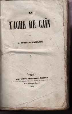 La Tache de Can, par L. Nott de Vaupleux par Ludwik Mieroslawski