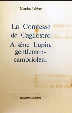 La comtesse de Cagliostro - Arsne Lupin, gentleman cambrioleur par Maurice Leblanc
