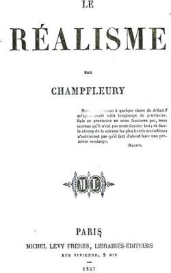 Le Ralisme par Jules Champfleury