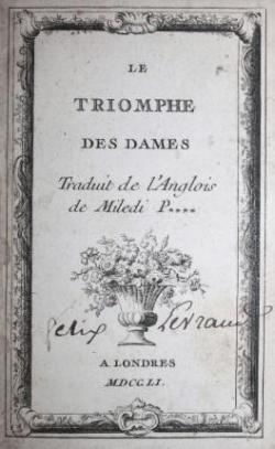 Le Triomphe des Dames par Miledi P.