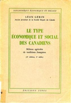 Le type conomique et social des Canadiens par Lon Grin