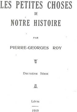 Les petites choses de notre histoire, tome 2 par Pierre-Georges Roy