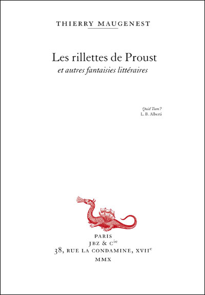 Les rillettes de Proust par Maugenest