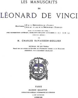 Les manuscrits de Lonard de Vinci, tome 6 par Lonard de Vinci