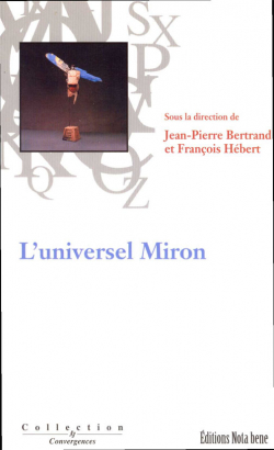 L'universel Miron par Jean-Pierre Bertrand