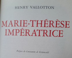 Marie-Thrse Impratrice par Henry Vallotton