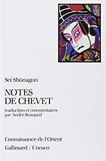 Notes de chevet par Shonagon Sei