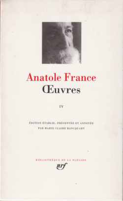 Oeuvres, tome 4 par Anatole France