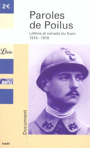 Paroles de poilus : Lettres de la Grande Guerre par Guno