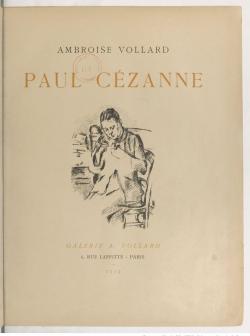 Paul Czanne par Ambroise Vollard