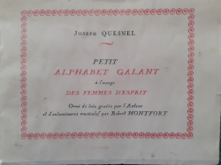 Petit alphabet galant  l'usage des femmes d'esprit par Joseph Louis Auguste Quesnel