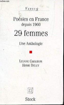 Posies en France depuis 1960 : 29 femmes par Liliane Giraudon