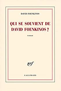 Qui se souvient de David Foenkinos ? par David Foenkinos