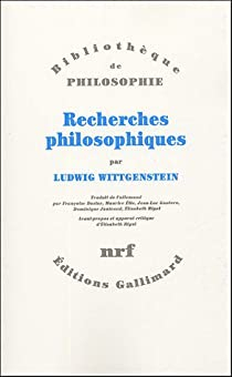 Recherches philosophiques par Ludwig Wittgenstein