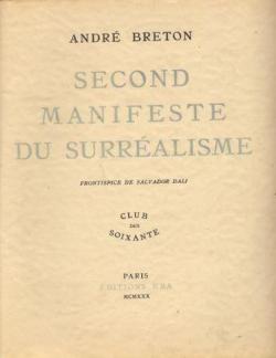 Second manifeste du surralisme par Andr Breton